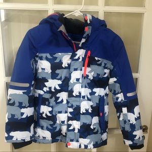 mini boden snow jacket